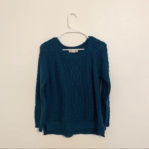 Turquoise Thick Sweater
